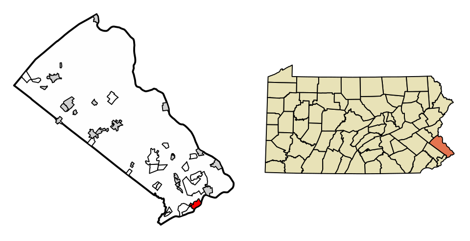 Locator map of Bristol