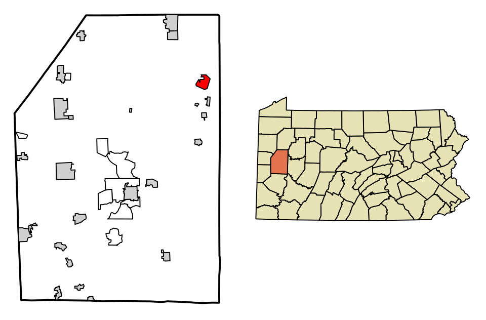 Locator map of Bruin