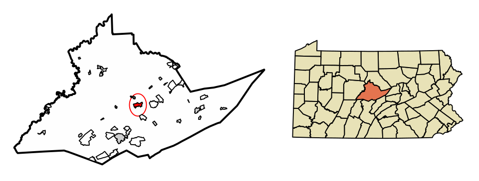 Locator map of Bellefonte