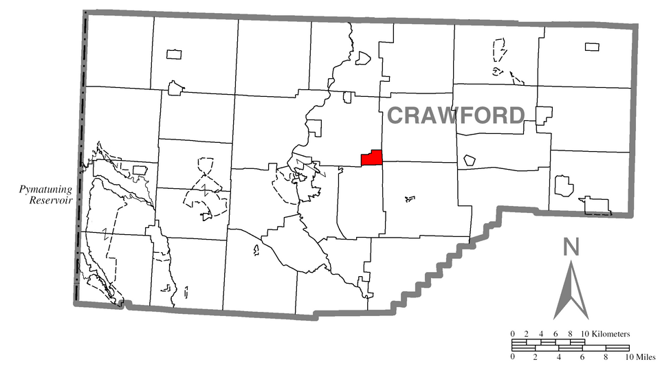 Locator map of Blooming Valley
