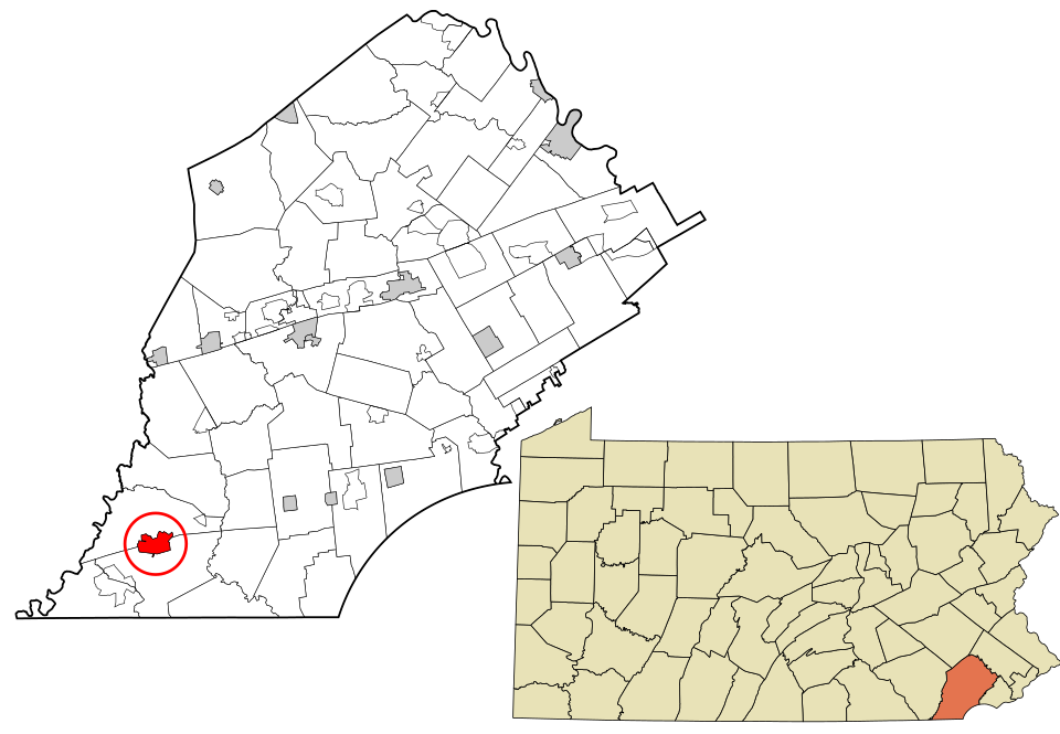 Locator map of Oxford
