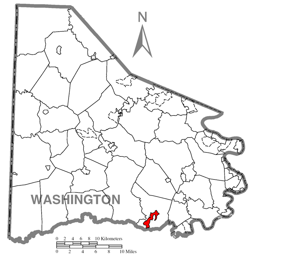 Locator map of Marianna