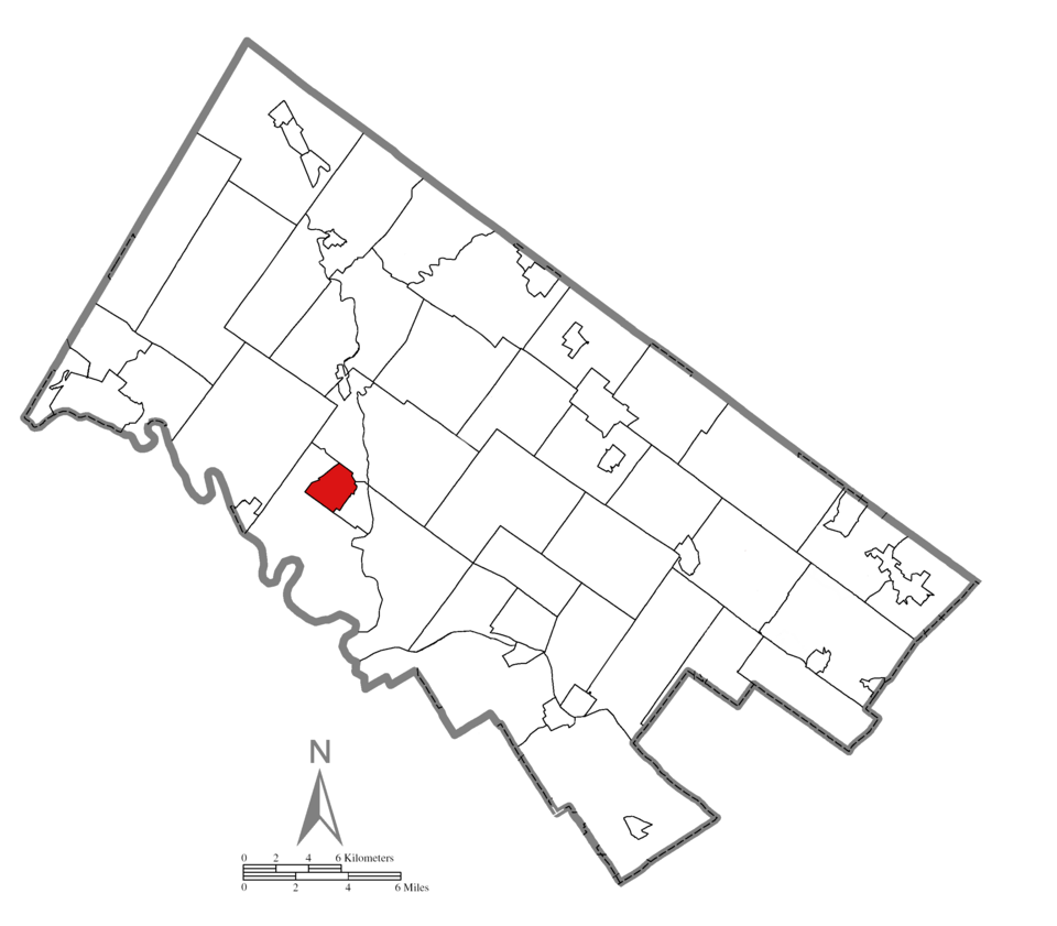 Map of Trappe