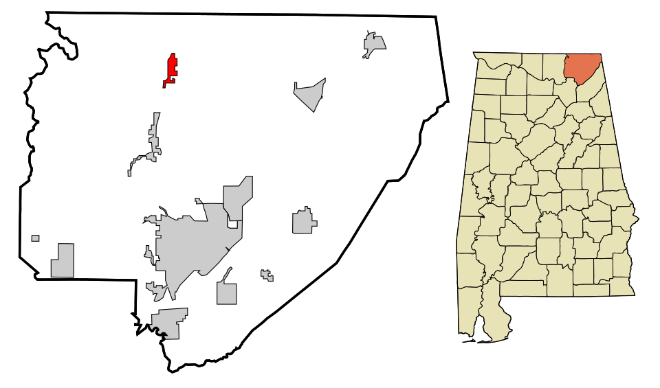 Locator map of Hytop
