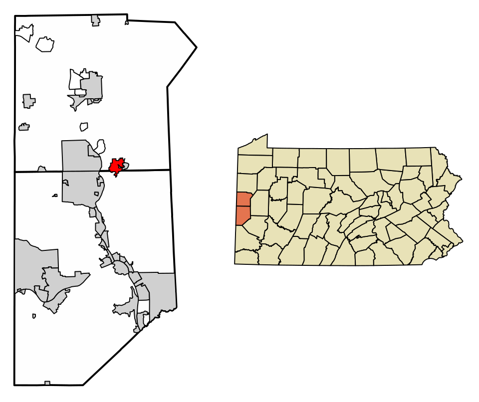 Locator map of Ellwood