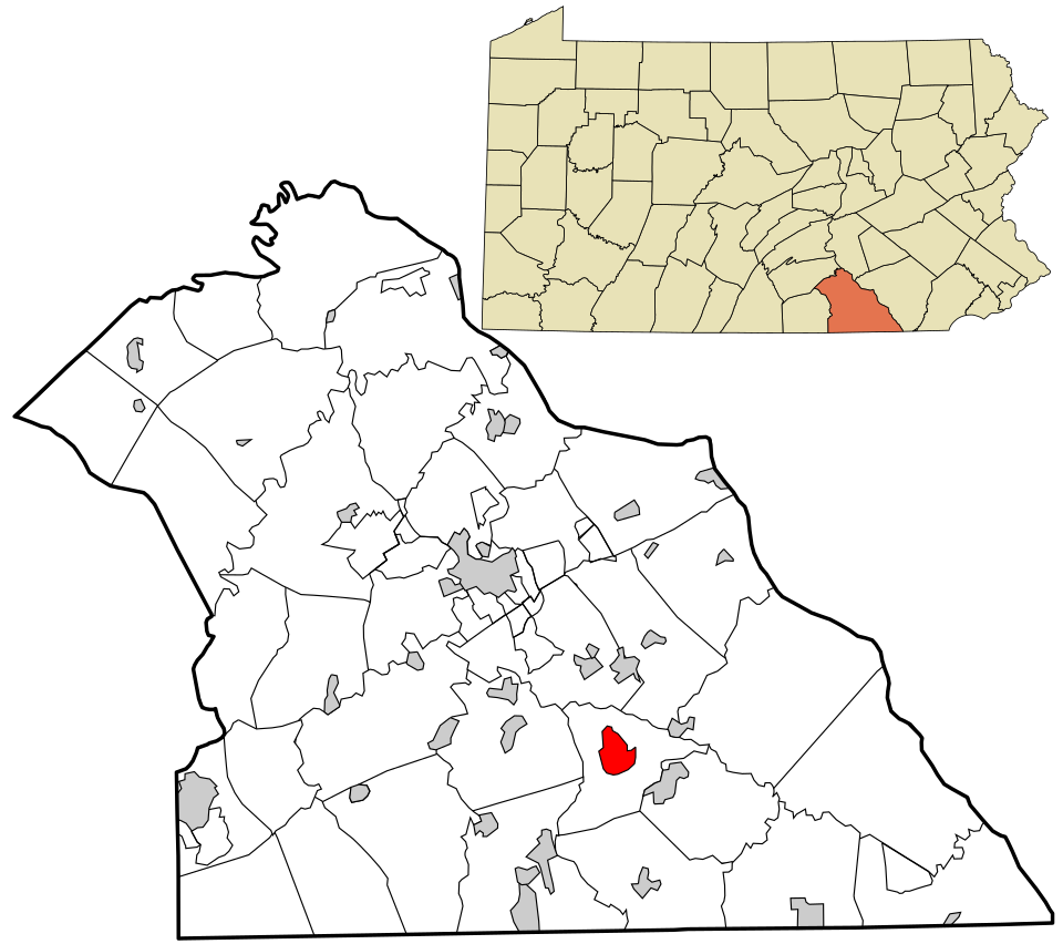 Locator map of Winterstown