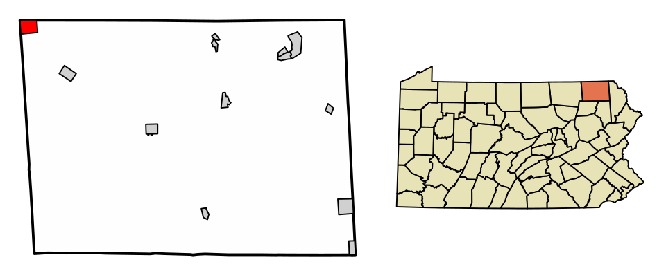 Locator map of Little Meadows