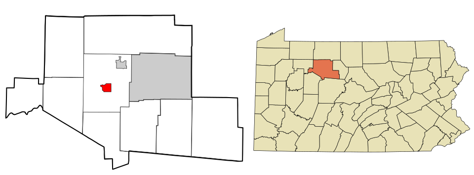 Locator map of Ridgway
