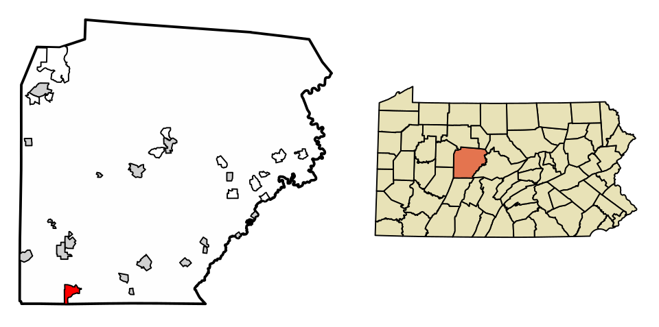 Locator map of Westover