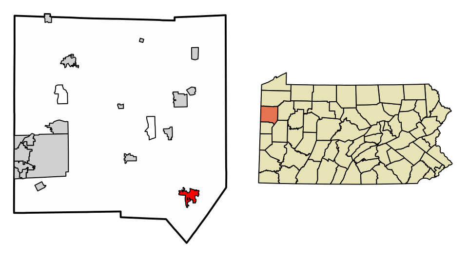 Locator map of Grove