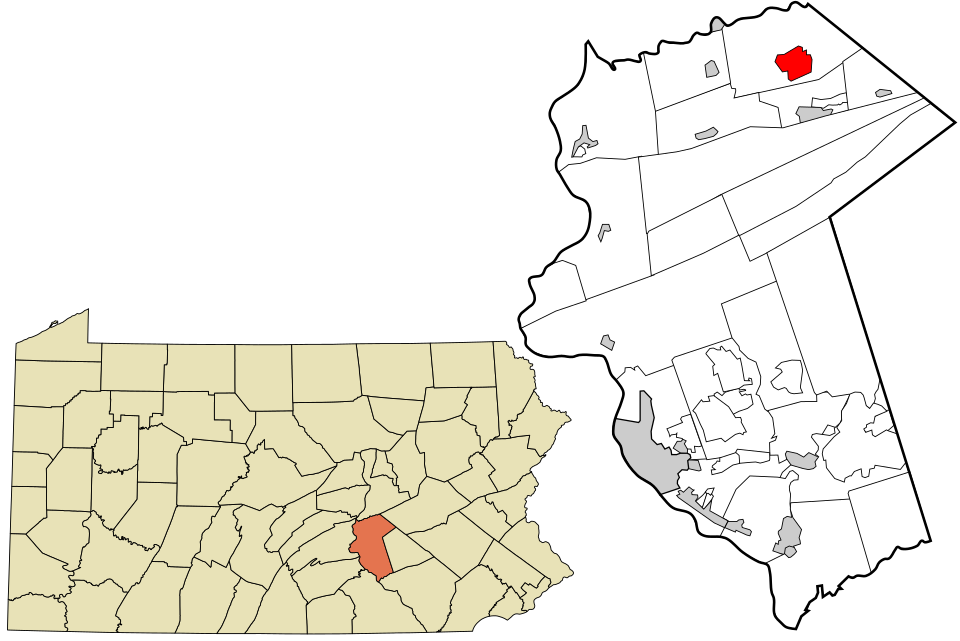Locator map of Gratz