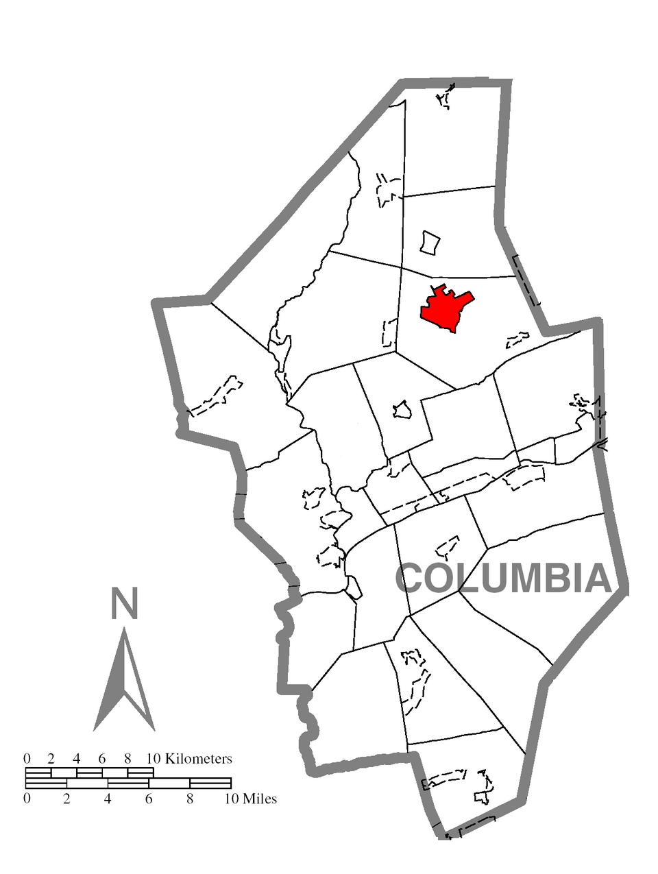 Locator map of Stillwater