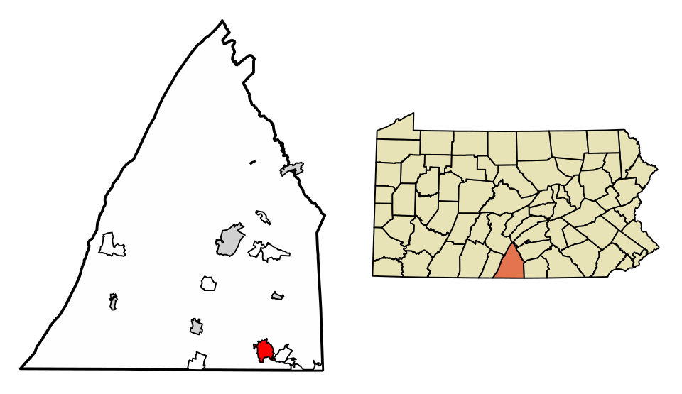 Map of Waynesboro