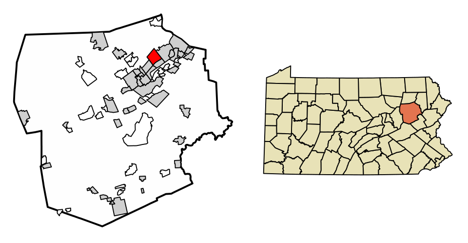 Map of West Wyoming