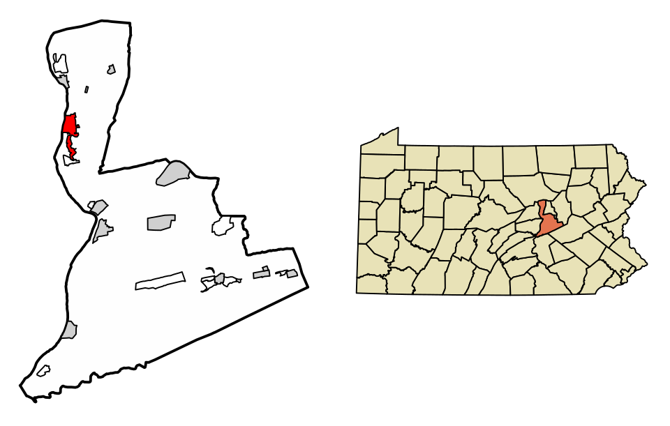 Locator map of Milton