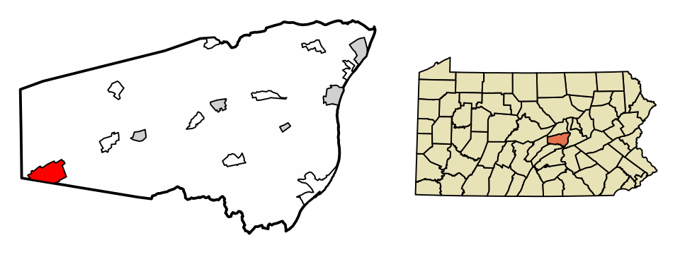 Locator map of McClure