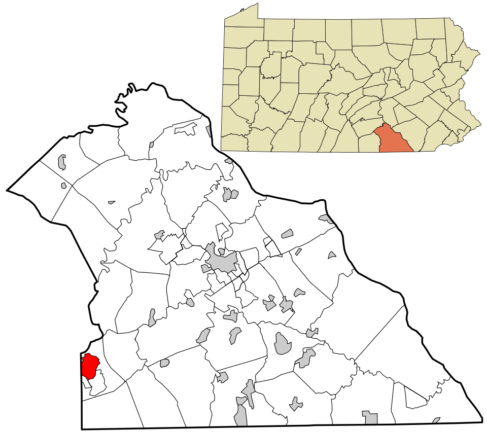 Locator map of Hanover