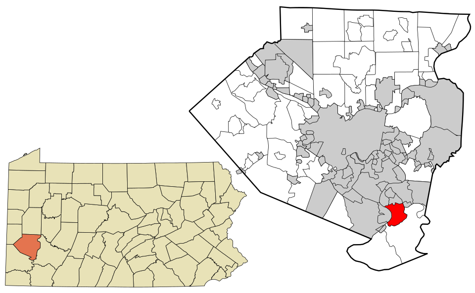 Locator map of Lincoln