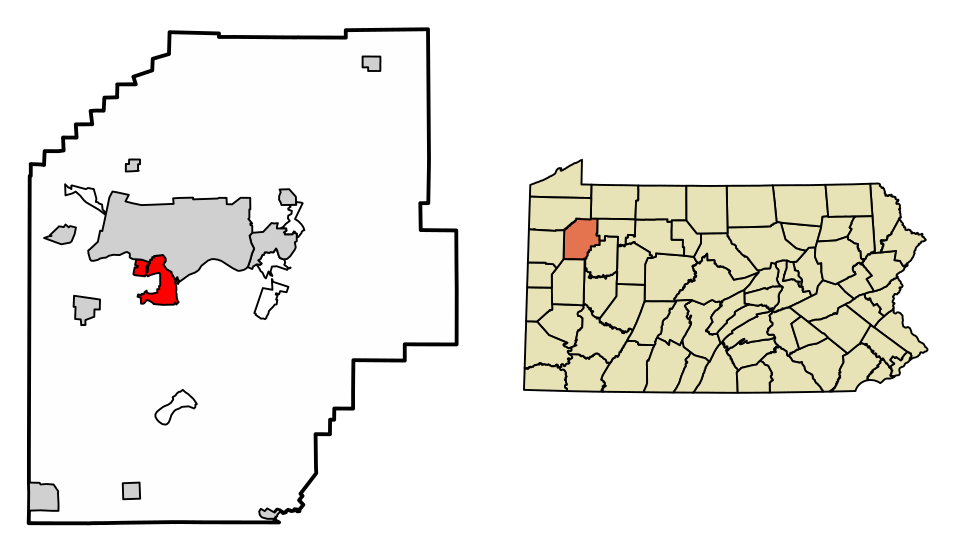 Locator map of Franklin