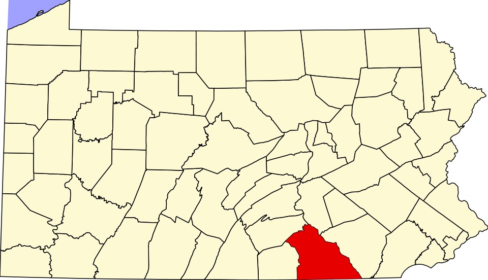 Locator map of York