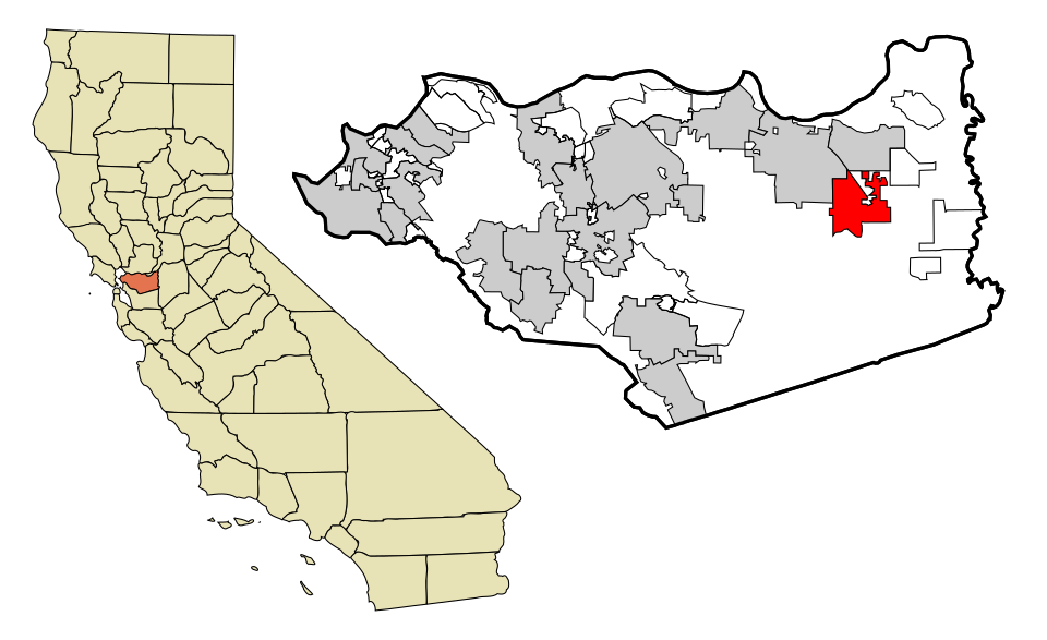 Locator map of Brentwood