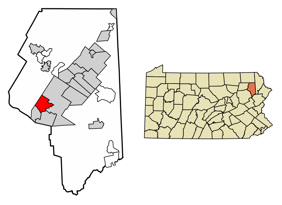 Locator map of Taylor