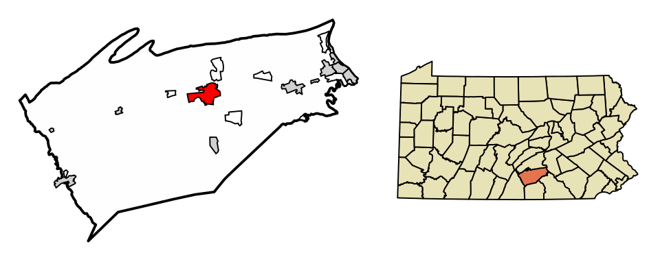 Locator map of Carlisle