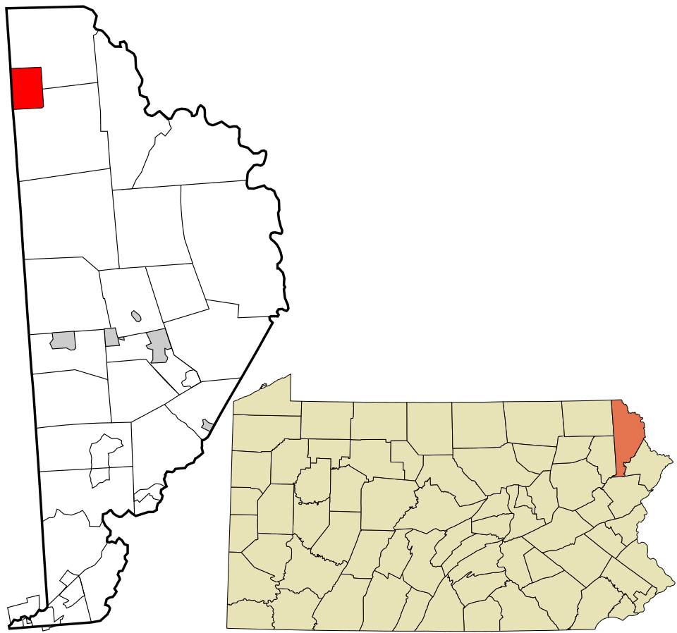 Locator map of Starrucca