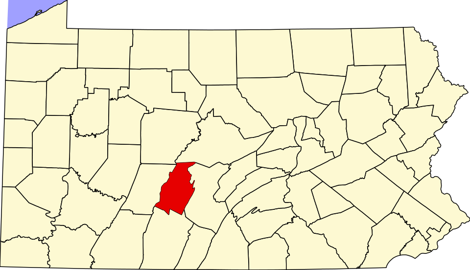 Locator map of Altoona