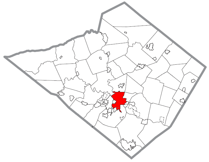 Map of Reading
