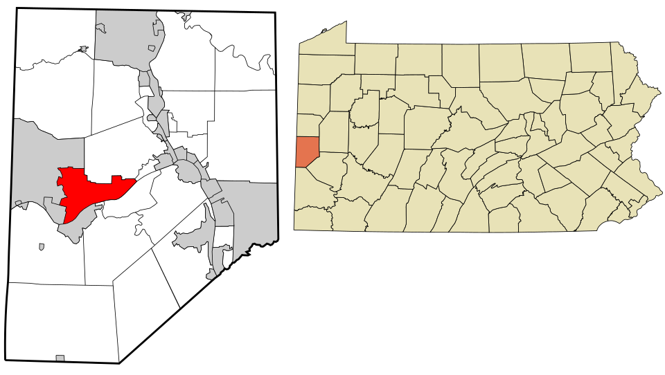Locator map of Industry