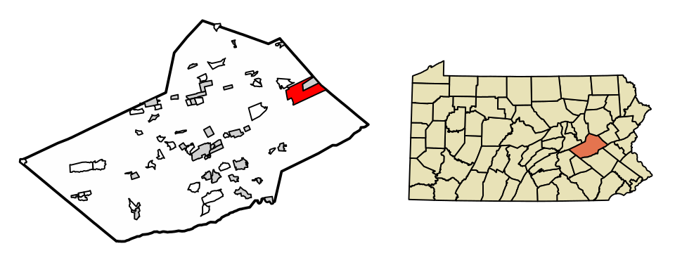 Map of Tamaqua