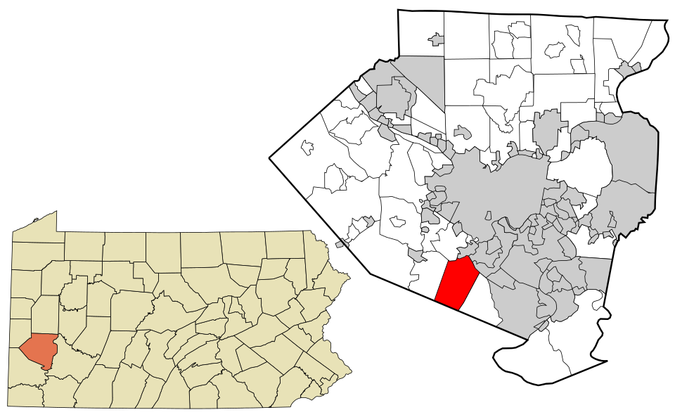 Map of Bethel Park