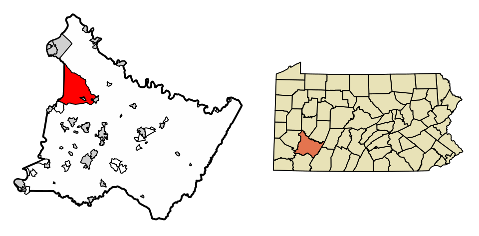 Locator map of Murrysville