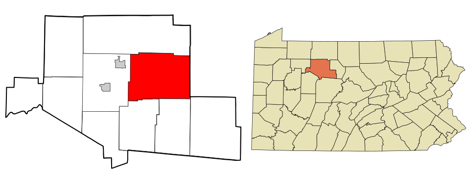 Locator map of St. Marys