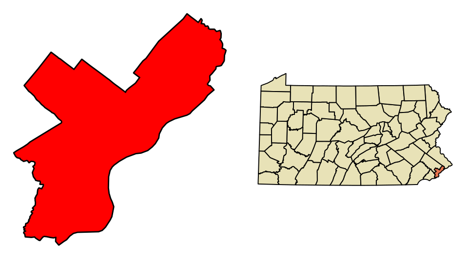 Map of Philadelphia