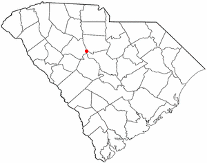 Locator map of Peak