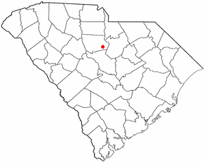 Locator map of Ridgeway