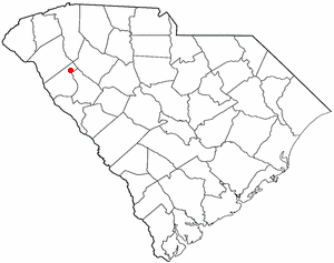 Locator map of Donalds