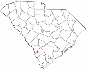 Locator map of Luray