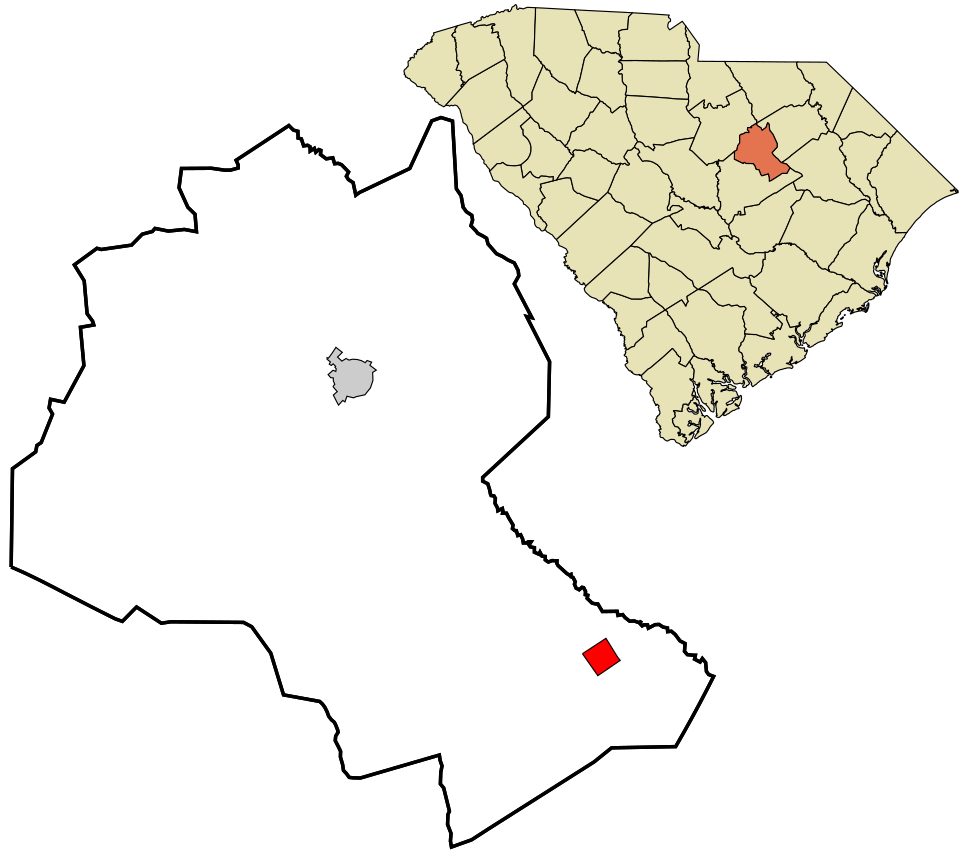 Locator map of Lynchburg