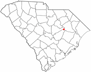 Locator map of Olanta