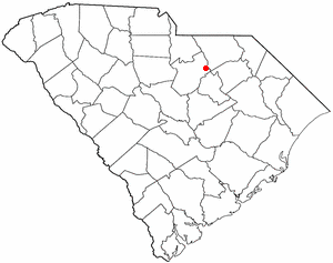 Locator map of Bethune