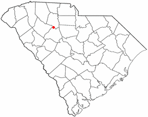 Locator map of Whitmire