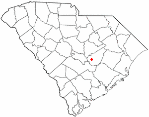 Locator map of Summerton