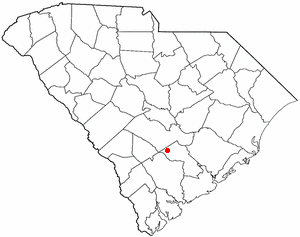 Locator map of Reevesville
