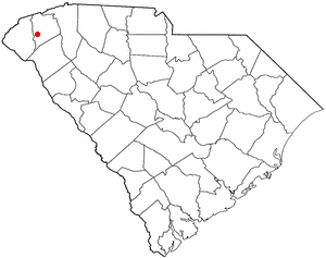 Locator map of Six Mile