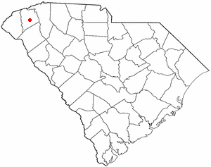 Locator map of Pickens