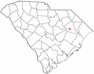 Locator map of Coward