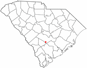 Locator map of Branchville